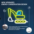 thumbnail image 6 of UPONRAY Excavator Neon Signs, 13.78"*10.23" Dimmable & USB-Powered LED Neon Light, Stylish Wall Decor for Bedroom, Party, Game Room, Man Cave, Bar, 6 of 10