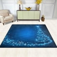 thumbnail image 3 of SKYSONIC Blue Bright Trees 80x58 inches Lightweight Soft Area Rug Mat Indoor Floor Rugs Home Decoration for Kids Room Living Room, 3 of 6