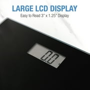 DMI Digital Talking Bathroom Scale, Sleek Tempered Glass, Clinically Accurate Measurements, Large LCD Screen, 440 lb. Weight Capacity