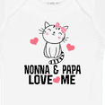 thumbnail image 4 of Inktastic Nonna and Papa Love Me Grandchild Kitty Girls Baby Bodysuit, 4 of 5