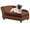 Brown, variant on FASCK Luxury Fancy Dog Couch with Hidden Storage, Small Dog Sofa Bed with 2" Soft Foam, Modern Pet Furniture for Puppies & Little Breeds, Blue