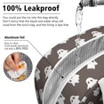thumbnail image 5 of Womens Brown Halloween Ghost Pattern Lunch Box for Work,Insulated Lunch Bag for Women,Loncheras Para Mujer,Leakproof Adult Lunch Bag for Work,Beach,Travel,Picnic,Camping, 5 of 7