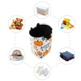thumbnail image 7 of Yayeee Freestanding Laundry Hamper with Handle Collapsible Large Storage Basket for Clothes, Pumpkins Pattern, 7 of 7