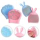 thumbnail image 3 of 4pcs Silicone Scrubbies Facial Cleansing Brush Cartoon Cat Paw, 3 of 5