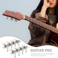 thumbnail image 3 of AURARMLET 1Set Acoustic Guitar Pegs Metal Instrument Parts Easy Install Guitar Tuning Tools, 3 of 5