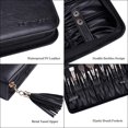 thumbnail image 4 of Bolsa organizadora de brochas de maquillaje Camdeez Professional negra, 4 of 7