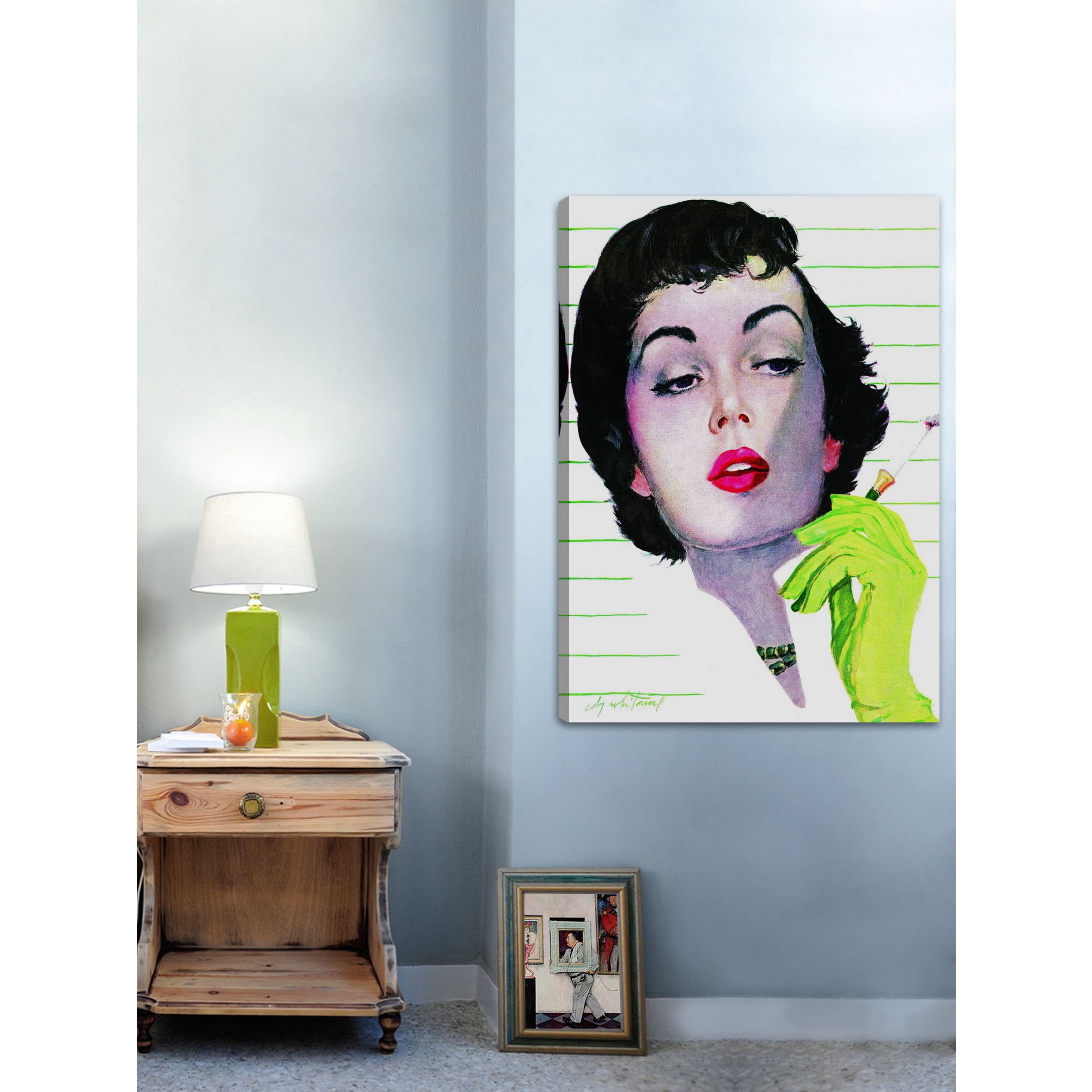 Marmont Hill "The Widow" by Coby Whitmore Painting Print on Canvas