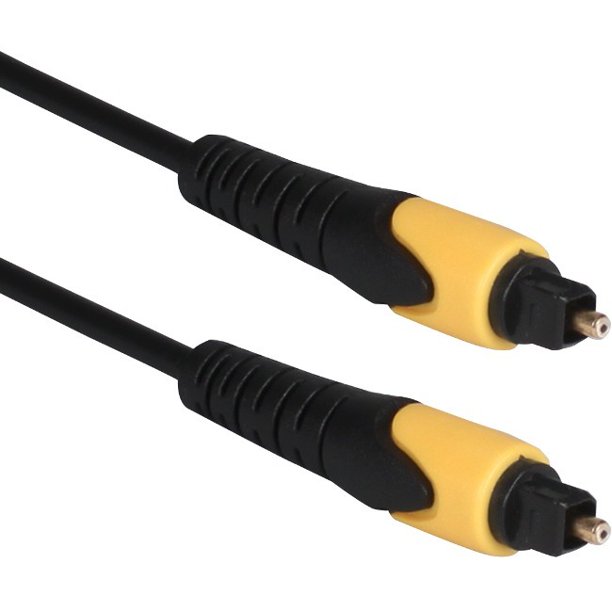 QVS 25' Toslink Digital Optical Audio Cable