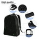 thumbnail image 5 of Disketp Black Marble Mochila Unisex de Apertura Lateral Completa, Mochila para Laptop para Escuela, Trabajo y Viajes, 5 of 8
