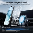 thumbnail image 3 of Magnetic Case for iPhone 15 PLUS, Compatible with MagSafe Wireless Charging, Shockproof Phone Bumper Cover, Anti-Scratch Clearview, 3 of 8