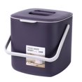thumbnail image 4 of LEEYNEER 1Pack Small Bin with Lid for Kitchen Compost Waste Collection and Recycling in Home Use, 4 of 8