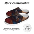 thumbnail image 6 of Picia Maple Leaf Meditating Squirrel for Women's Lamb-hug Comfy Fleece House Slippers Memory Foam, Slip-on House Shoes Indoor Outdoor-39/40, 6 of 7
