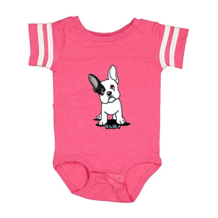 

Inktastic B/W Frenchie (Darks) Gift Baby Boy or Baby Girl Bodysuit