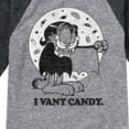 thumbnail image 3 of Garfield - I Vant Candy - Toddler And Youth Raglan Graphic T-Shirt, 3 of 4