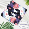 thumbnail image 3 of Unicorn Pack of Two Translucent Breathable Chiffon Yarn Cat Bandanas, 16x16x22.8in & 20.9x20.9x30in Sizes, 3 of 5