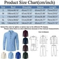 thumbnail image 3 of Dpytoraw Mens Pure Long Sleeved Shirt Youth Fashion Vintage Stand Up Long Sleeved Shirt, 3 of 4