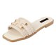 thumbnail image 1 of Sandalias de piso Exterior Piel vegana Color Beige Para Mujer De RBCOLLECTION, 1 of 3