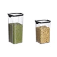 thumbnail image 2 of Caja de almacenamiento de granos, frasco de plástico transparente sellado, caja sellada para el hogar, frasco de almacenamiento de especias, frasco de almacenamiento de alimentos, 2 of 3