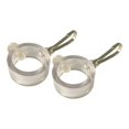 thumbnail image 1 of 2x anillos de asta de bandera accesorios de Clip de ojal fácil de usar herramienta de fijación de asta de bandera duradera giratoria de 360  degree para, 1 of 8