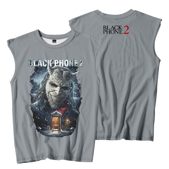 Black Phone 2 Cold Call Sleeveless T-Shirts Horror Movies Merch Streetwear Tee Women Men Tank Tops