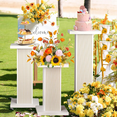 thumbnail image 6 of Oubayajia 3Pcs Square Pedestals Display, Wood Plinths Pillars Ornament Stand Cake Rack for Parties, Wedding, Anniversary, 6 of 7