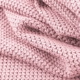 thumbnail image 7 of VISALY V Neck Pullover Sweater Knit Sweater Womens Fall Sweaters 2024 Chunky Loose Long Sleeve V Neck Oversized Casual Knit Pullover Tops Crochet Sweaters Womens Sweatshirts Women Pullover Pink S, 7 of 7
