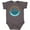 Charcoal Grey, variant on Inktastic Siesta Key Florida Beach Vacation Boys or Girls Baby Bodysuit