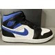 thumbnail image 4 of Ni - ke Air Jordan 1 Mid White Black Racer Blue 554724-140 Men’s Size 9.5, 4 of 5
