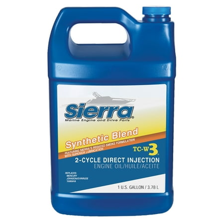 - Sierra 18-9530-3 Synthetic Blend Direct Injection 2-Stroke Engine Oil - 1 Gallon
