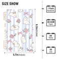 thumbnail image 3 of Haosy Rabbit Flower Bow Stripes Notebooks 1-subject Journal 60 Sheets A5 College Ruled Paper Detachable Ring 8.3"x5.7", 3 of 8