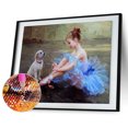 thumbnail image 1 of 5D bricolaje taladro redondo completo diamante pintura pintura al óleo niñas decoración del hogar (WT854) Likrtyny Oficina Multiescena Multifunción, 1 of 9