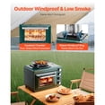 thumbnail image 5 of Outdoor Oven 2-in-1 Portable Gas Camping Stove Oven Combo Adjustable Fire, 5 of 12