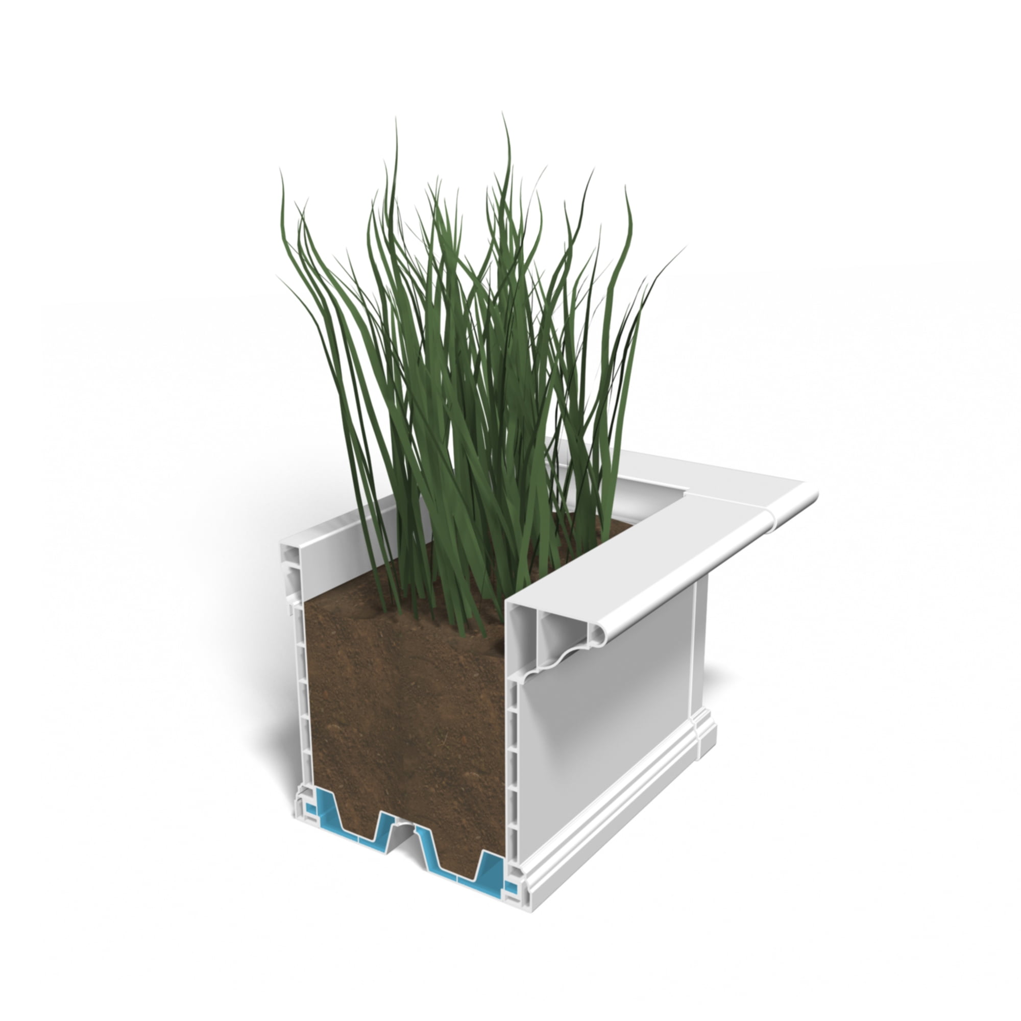 Yorkshire Window Box 8FT White "KD"