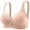 Rose Gold, variant on Sokhug Bras for Women Printing Gathered Together Large Size Daily Underwear