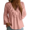 thumbnail image 3 of Vetsdori Womens Long Sleeve Hoodie Sweatshirts Zip Up with Pockets Color Block Raglan, 3 of 8