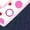 Navy, variant on Inktastic Grandpa's Sweetie Pie with Pink Hearts Boys or Girls Baby T-Shirt