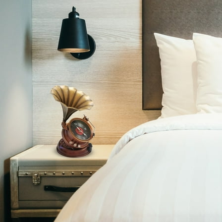 Table clock - Phonograph Table Clock by Peterson Housewares  Artwares