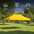 thumbnail image 3 of Ilios Innova | Toldo Plegable Amarillo 2x3 Carpa para Exteriores Resistente al Clima, Impermeable, Estructura de Hierro y Tela Oxford 600D., 3 of 9