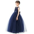 thumbnail image 4 of Ekidsbridal Illusion Lace Flower Girl Dresses for Father Daughter Dance Ballroom Recital Birthday Party Gown 331 2, 4 of 6