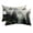Gray, Green, Off-White, variant on Black Forest Outdoor Pillows for Chaise Lounge Chair Waterproof Lumbar Pillows with Insert&Adjustable Elastic Strap Beach Headrest Pillow Nature Foggy Mountain Pine Tree Pillow for Patio Pool 11"x16"