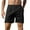 A Black, variant on Men's Shorts Shorts Gym Men Work Shorts Men's Solid Color Sports Fitness Training Breathable Shorts Pockets Cropped Pants Navy L