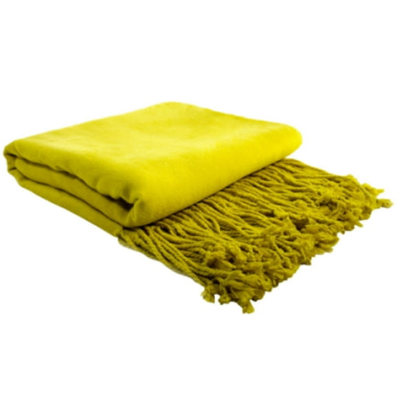 Unique Bargains 80/20 Viscose from Bamboo Throw Blankets, 50" x 65", Solar