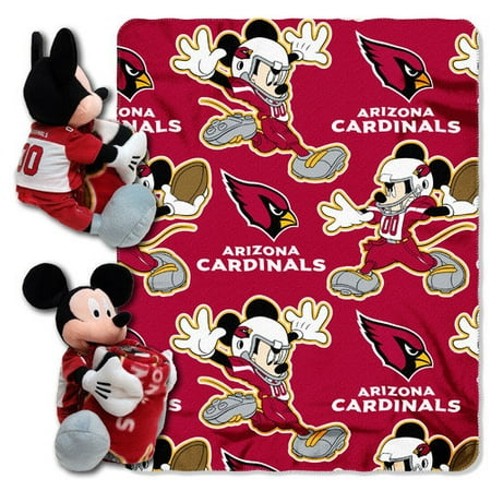 Mickey Mouse Pillow with Fleece Throw Blanket Set