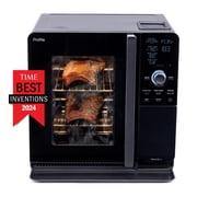 GE Appliances Profile Wood Pellet Food Smoker with Active Smoke Filtration and Precision Smoke Control
