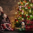 thumbnail image 3 of Zukuco Indoor Christmas Garland Decorations, 10FT 30LED Festive Lighted Berry Beaded Garland for Xmas Tree, Home, Mantel, Fireplace Holiday Decor(White), 3 of 7