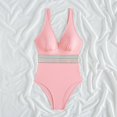 thumbnail image 4 of MSJUHEG Tummy Control Swimsuits for Women,Bathing Suit Monokini,High Cut Backless,Women's One-piece Swimsuits,1 Piece Swimsuit,Shapewear Swimsuits for Women,Tummy Control Bathing Suits Pink XL, 4 of 8