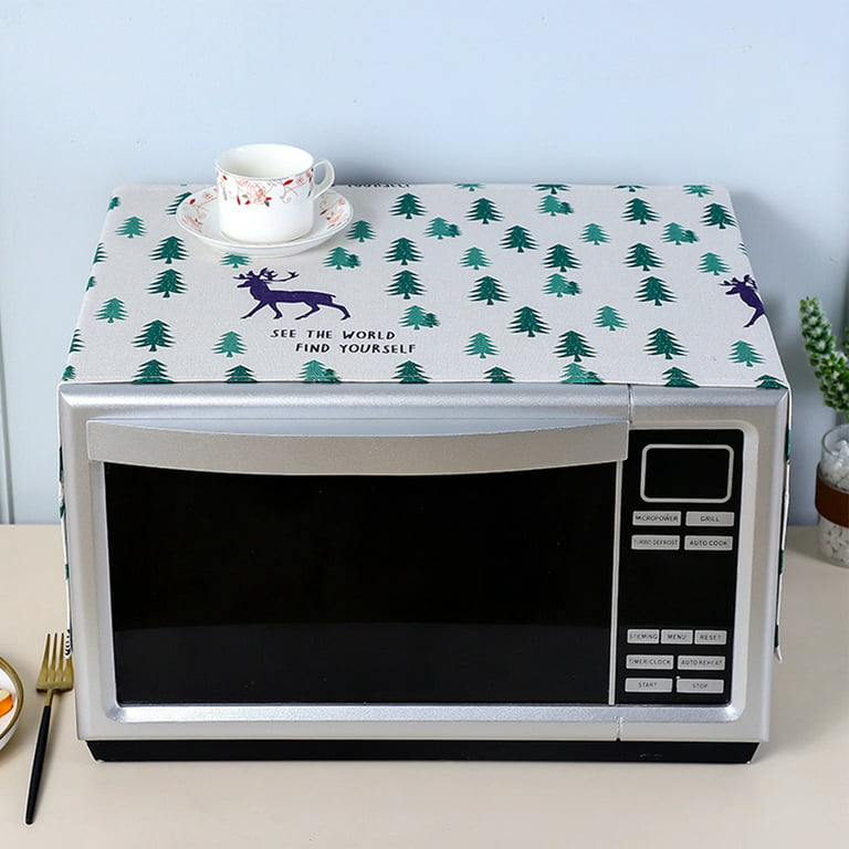 ZFRXIGN Cute Axolotl Dust Proof Covers for Microwave Oven Oil Proof Kitchen  Microwave Top Covers Bedside Tablecloths with Pockets Multi-Purpose Mats
