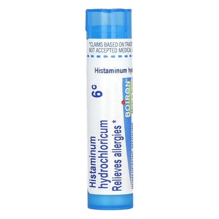 Boiron Histaminum Hydrochloricum 6C, Homeopathic Medicine for Allergy Relief, 80 Pellets