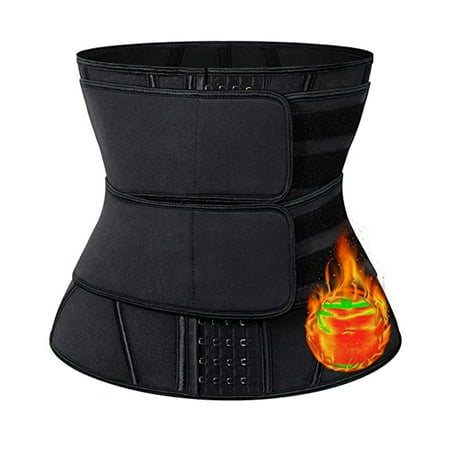 

Ilfioreemio Neoprene Sauna Waist Trainer Corset Sweat Belt for Women Compression Trimmer Waist Cincher for Workout Fitness