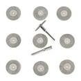 thumbnail image 2 of JINGLING 25mm 1" Diamond Cutting Wheels Coated Rotary Blade Cut Off Discs Tile Bit Tools for Dremel Accessories Pack of 10Pcs, 2 of 10